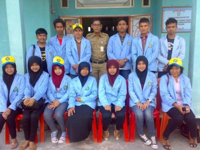 Kelurahan  Batupanjang Rupat Menerima Mahasiswa KKN UNRI 